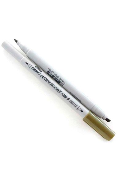 ADEL OYUNCAK Marvy 1900b-s/27 Olive Brown Graphic Marker Pen