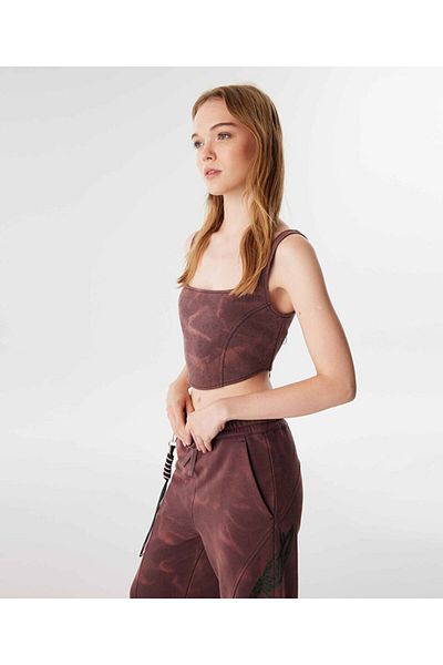 Twist Batik Pattern Bustier