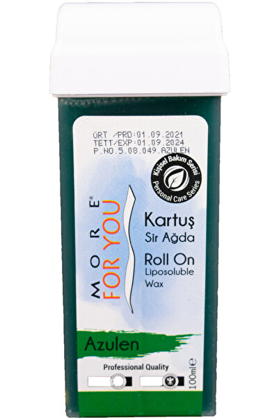More For You Bitkisel Kartuş Sir Ağda Azulen ( Yeşil ) 100 ml