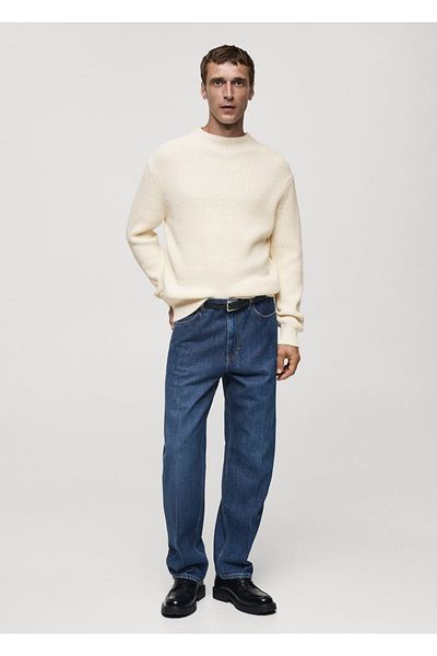 MANGO Man Pullover aus Baumwollstrick