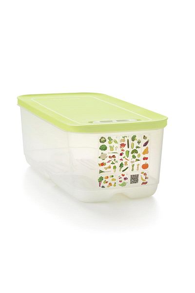 Tupperware Greenhouse Series Low Body Food Storage Container Lime 6.1 Lt
