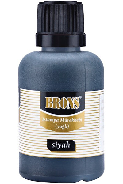 Brons Istampa Mürekkebi 50cc Siyah Br-328-12 Adet