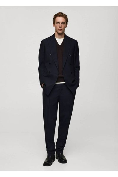 MANGO Man Sada slim fit kalhot