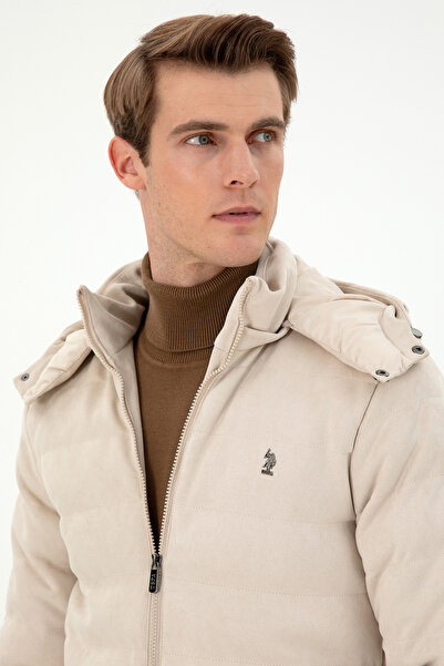 U.S. Polo Assn. Men's Beige Leather Jacket 50297248 -591