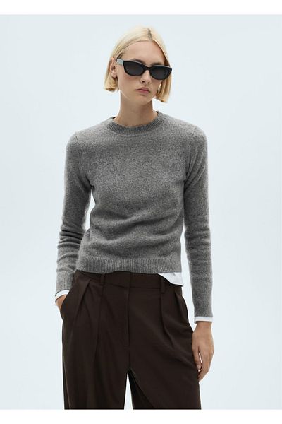 MANGO Woman Long Sleeve Knitwear Sweater