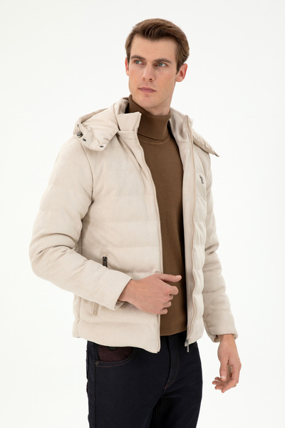 U.S. Polo Assn. Men's Beige Leather Jacket 50297248 -591