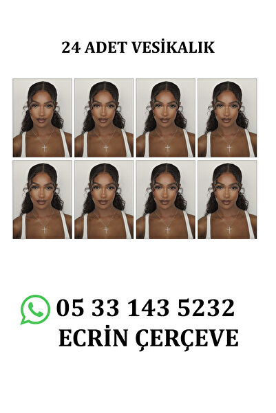 NRCN Vesikalık Biyometrik Fotoğraf Baskısı - 24 Adet