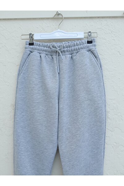 Modamorfo Gray Raised Sweatpants - Elastic Waist and Pockets