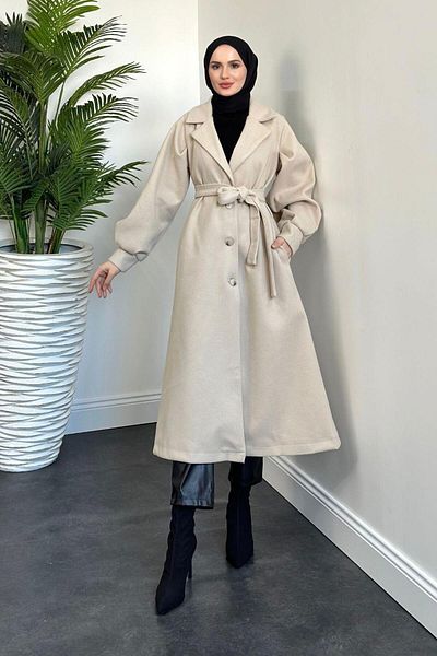 MERVEN AKYÜZ Παλτό Catherina Mink Stash