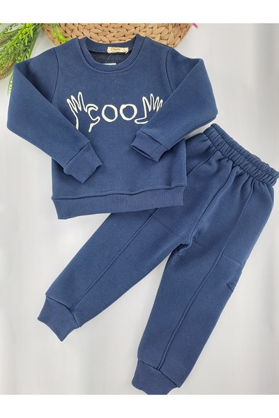 Butik Boy's Tracksuit Set 3 Thread Raised Fleece Inside Premium Quality