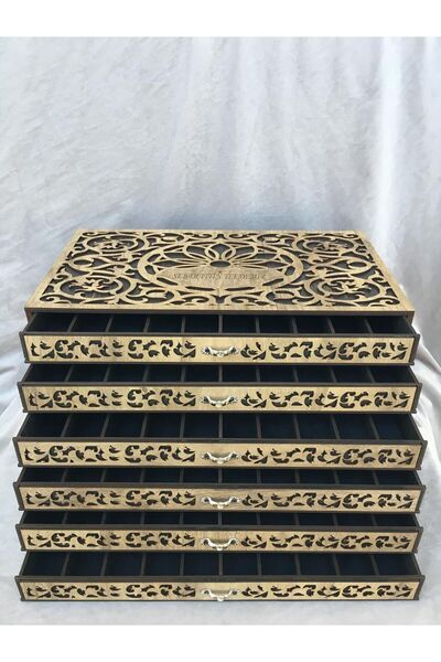 Gorilla Fashion Tesbih Kutusu Kişiye Özel Takı Kutusu Tesbih Koleksiyon Kutus...