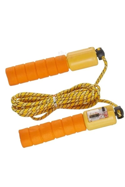 Oyunsal Turuncu Otomatik Sayaçlı Halatlı Atlama ipi - 2mt  Boya Göre Ayarlana...