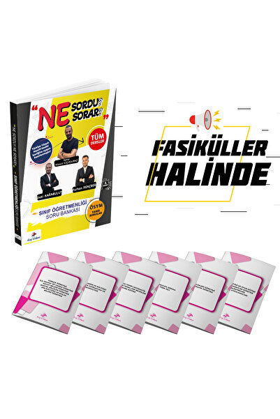 Dizgi Kitap 2025 Ne Sordu Ne Sorar Öabt Sınıf Öğretmenliği Fasiküller Halinde...