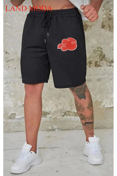LAND MODA Unisex εμπριμέ σορτς