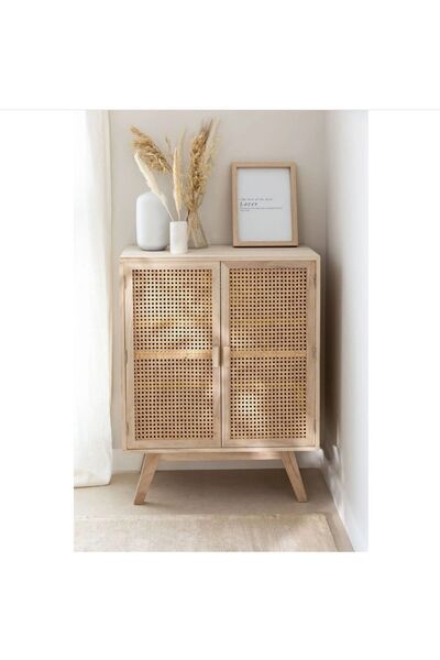 Gahoo Mobilya Ahşap Hazeran Detaylı Konsol Dolap