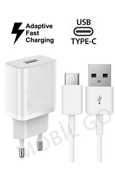 MOBİL GO Samsung Galaxy A35 5G Uyumlu Type-C Girişli Hızlı Şarj Aleti Seti