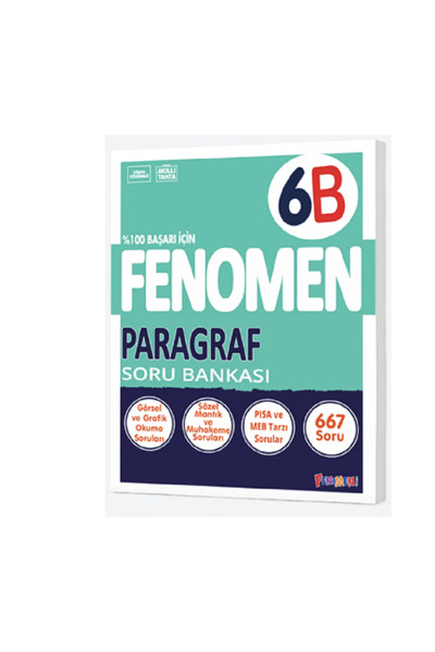En Yayınları 6.SINIF FENOMEN PARAGRAF (B) SORU BANKASI 2024 BASIM