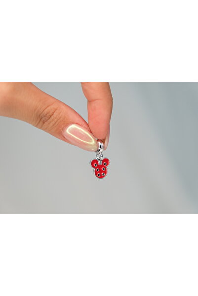 CYB STUDİO Mickey Stainless Steel Charm