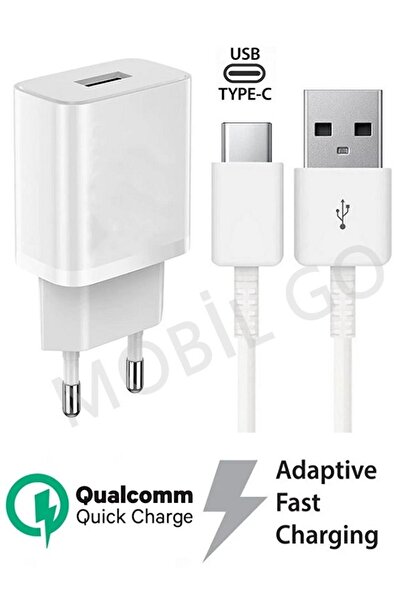 MOBİL GO Xiaomi Redmi Note 6/ 7/ 8/9 Pro 9t 9se Uyumlu Hızlı Şarj Aleti Type C Hızlı Şarj Aleti