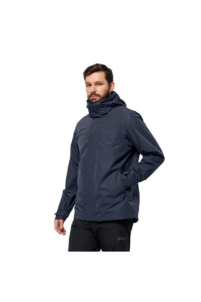 Jack Wolfskin Luntal 3in1 Ανδρικό Μπλε Μπουφάν εξωτερικού χώρου Ανδρικό Μπουφάν εξωτερικού χώρου 1116251-1010