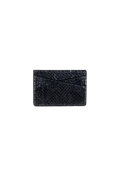 Atelier Tana Black Leather Card Holder