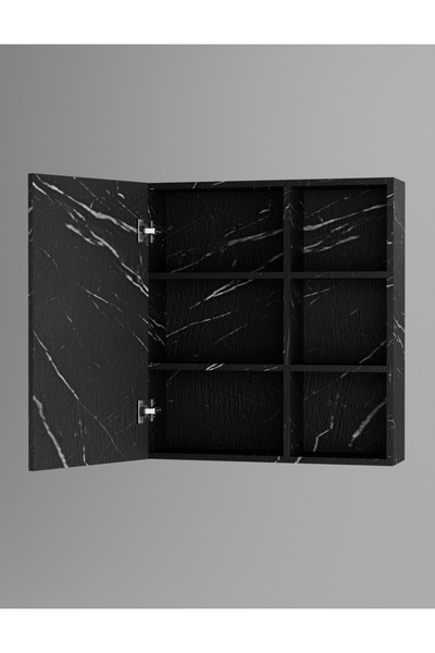 DEKORFİM DF16102BD Tek Kapaklı Aynalı Banyo Dolabı Çok Amaçlı Banyo Dolabı