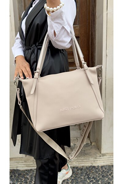 Just Polo EU Justpolo Women's Large Size Shoulder Bag with Adjustable Long Strap