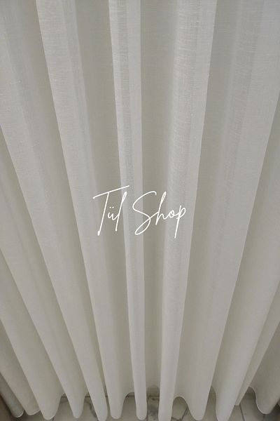 Briz Perde New Season Professional Workmanship Modern Foldet Model 1/2 Sparse Pleated Tulle Curtain