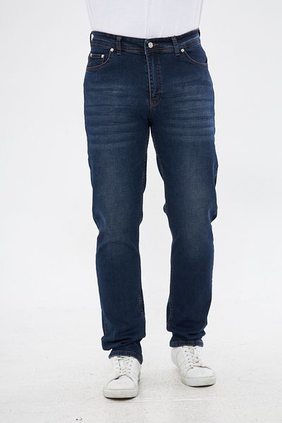Polviton Гъвкави дънки от ликра Blue Medium 103 - Мъжки дънки със свободна кройка