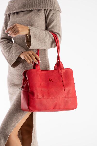 H&D COLLECTİON М'яка шкіряна велика сумка через плече 643