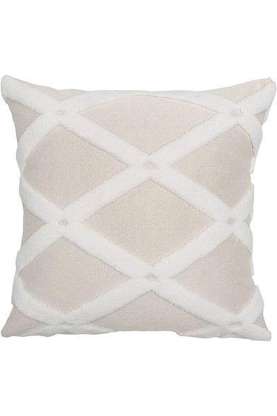 Savings Sphere Μαξιλάρι Bella Ekru Jacquard - 43x43 εκ., Shopluxc 917250
