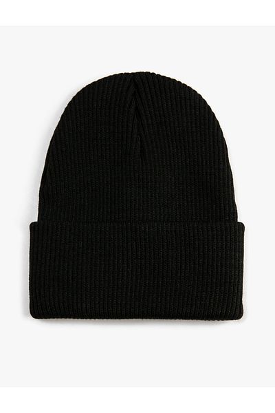 Koton Elastický pletený základní baret