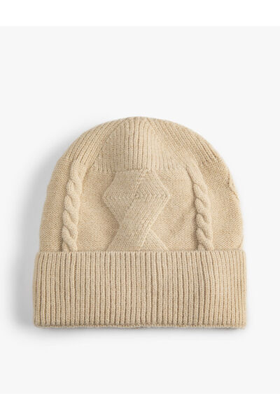 Koton Beretă de tricotaj cu margini stratificate