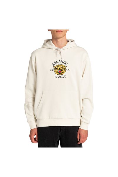 RVCA Men's Sweatshirt Toro Hoodie Gray Men's Sweatshirt F1Horj