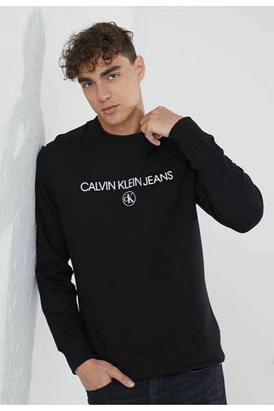 Calvin Klein Black Archive Logo Crew Neck Sweatshirt