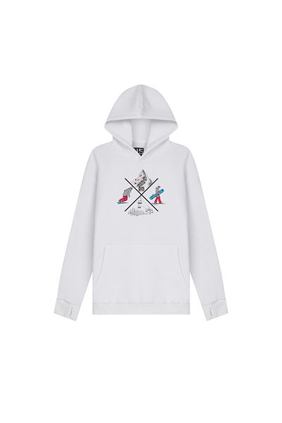 zeroonefive Zero One Five Zero One Five Unisex Sweatshirt Hduo85Cwhbl White Unisex Sweatshirt Hduo85Cwhbl