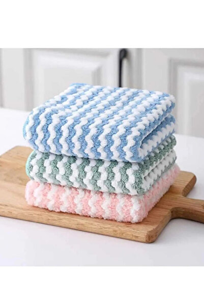 BARENDA Mikrofiber 3'lü Bez Temizlik Bezi  waffle bez