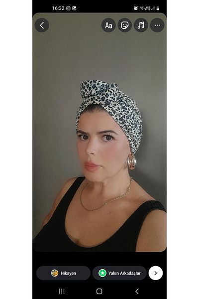 oben hobi Turban Bandana Hair Accessory with Wire Rubber