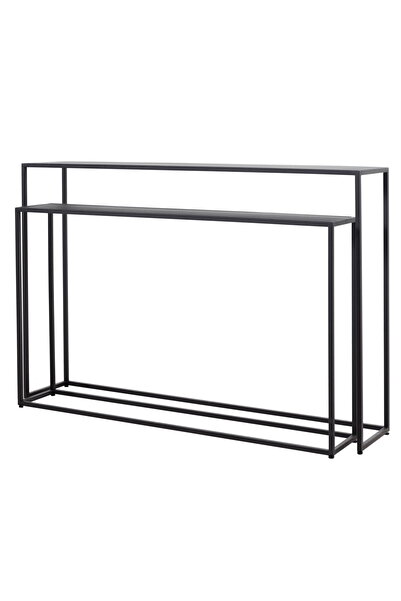 MUVA Concept Noir Metal Siyah İkili Dresuar