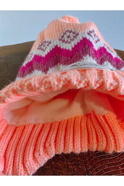 Kitti Kıttı Girl - Fleece Cap, Lace-Up Inside, 4-8 Years, Model 24130-04-173