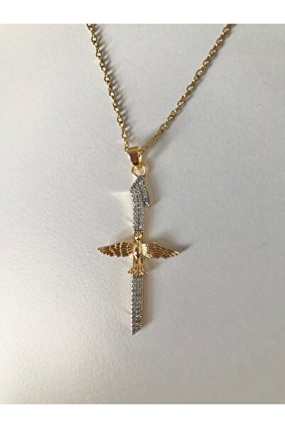 Aurora Çelik Elif Anka Kuşu Kolye