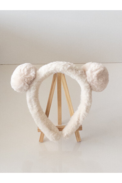 Sweet twins accessories Coroană de pluș cu pompon