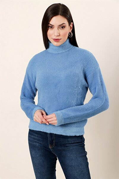 By Saygı Pulover moale cu gât