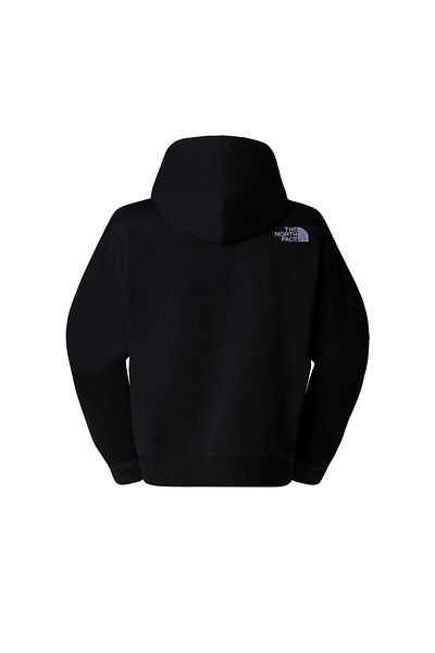 THE NORTH FACE ESSENTIAL Γυναικείο φούτερ με κουκούλα μαύρο Crop - NF0A89EXJK31