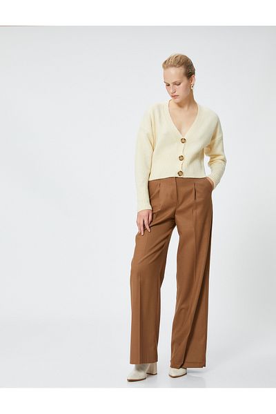 Koton Women's Cream Cardigan