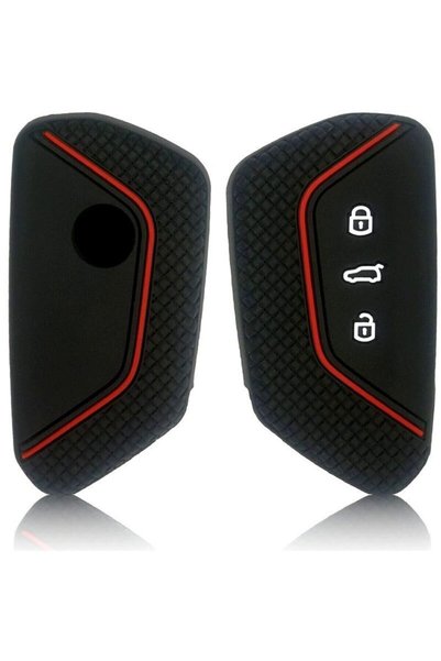 Generic Brand Golf Mk 8 Octavia Leon Caddy Compatible No Smell Anti Impact Scratch Silicone Key Case