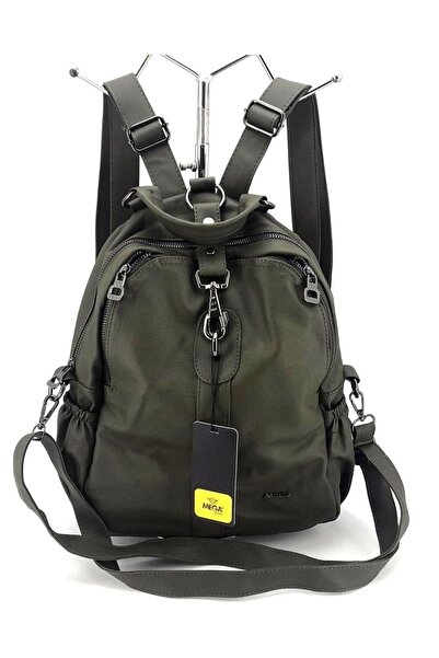 çantamgelsin Women's Khaki Green Backpack and Shoulder Bag Tm1370
