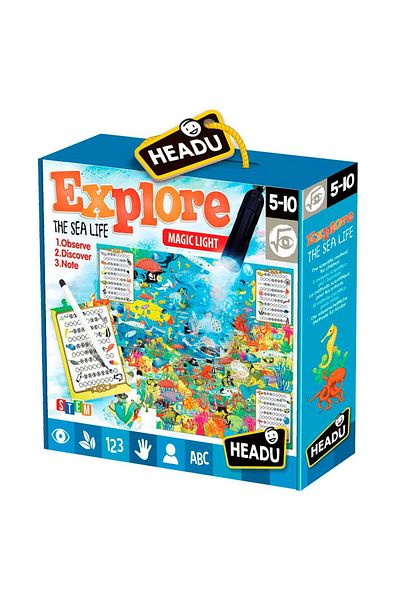 CARIOCA Headu Discover Sea Life? Magic Lantern Activity Puzzle-ıt22311