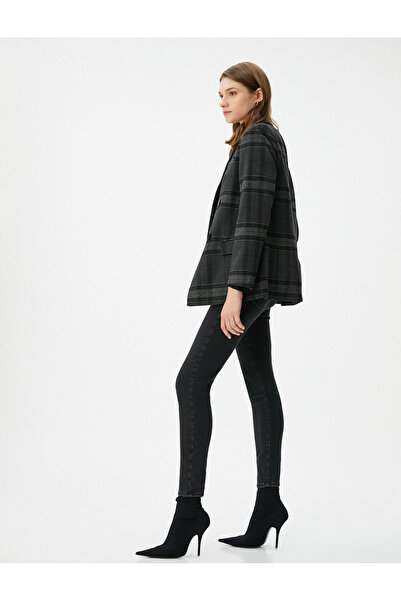 Koton Blugi cu Talie Inalta Slim Leg Slim Cut - Carmen Jean