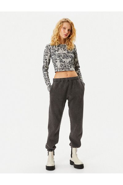 Koton Jogger Sweatpants Pocket Cotton Comfortable Fit